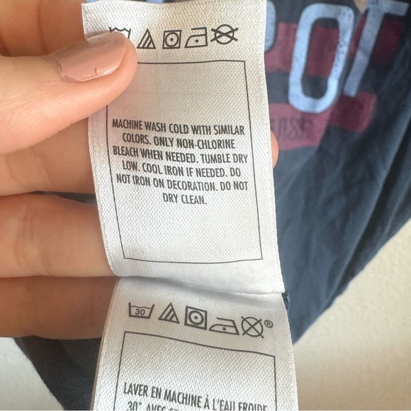 Disney Cruise Line Women's Large Donald Duck Shape up Graphic T-shirt Boho Blue - Picture 2 of 11